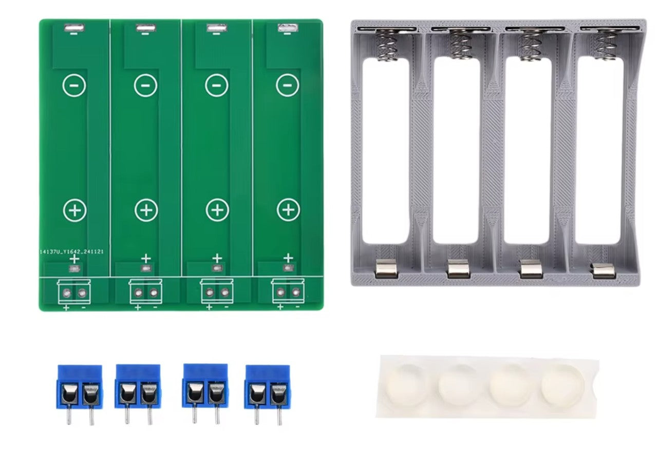 21700 Adapter Module for 8-Channel Lithium Battery Tester (4-Slot Base)