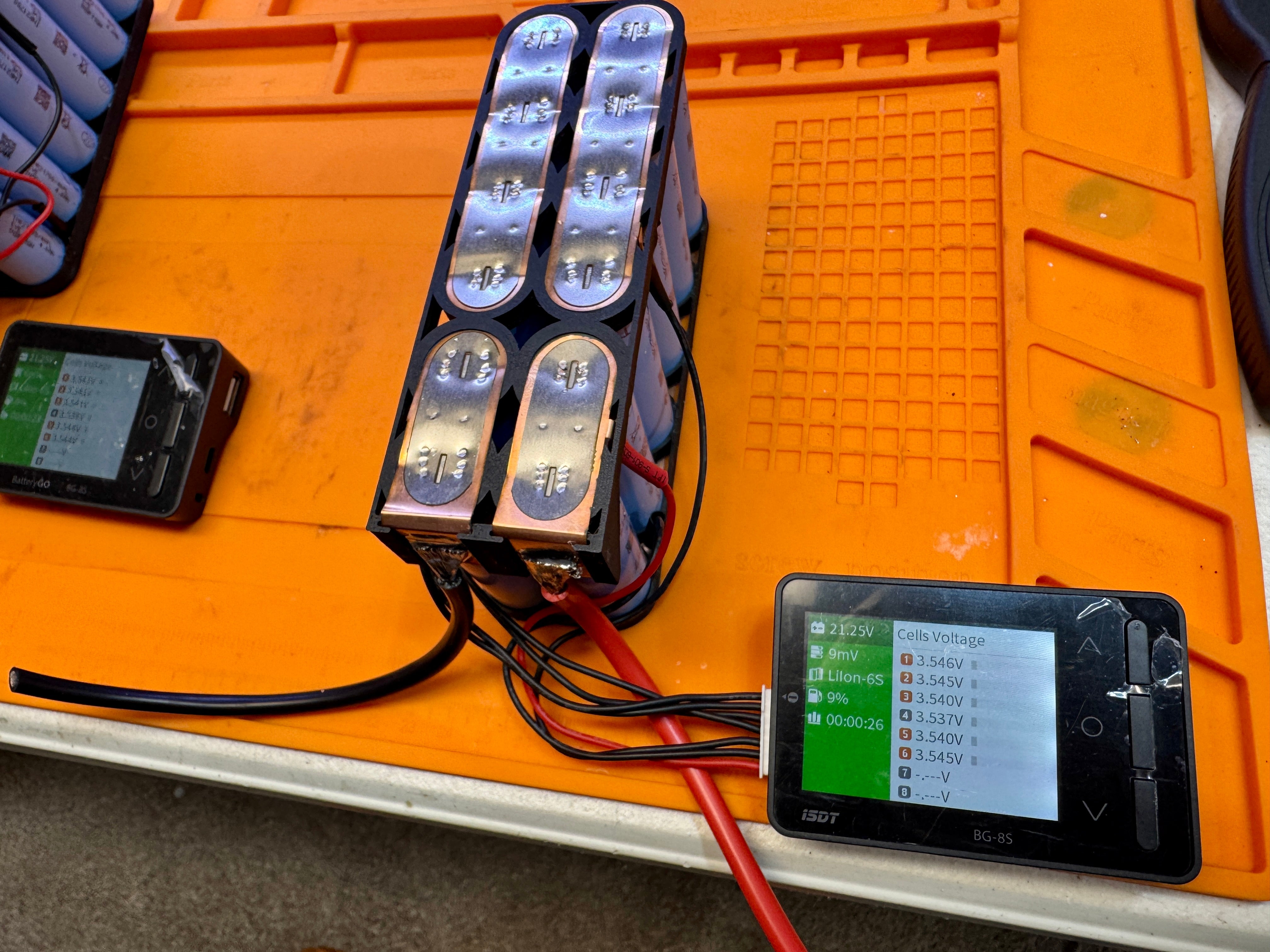 6S2P 22.2V 140A 8000 mAh Ultra-Lightweight LiPo Alternative – EVE 40PL Tabless Cells