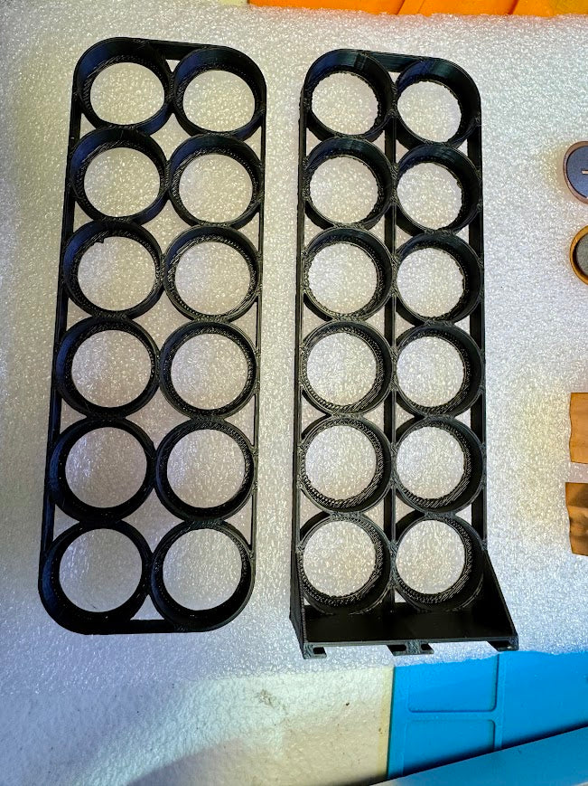 6S2P 21700 Battery Kit – Copper/Nickel Sandwich with Custom Lightweight Tray