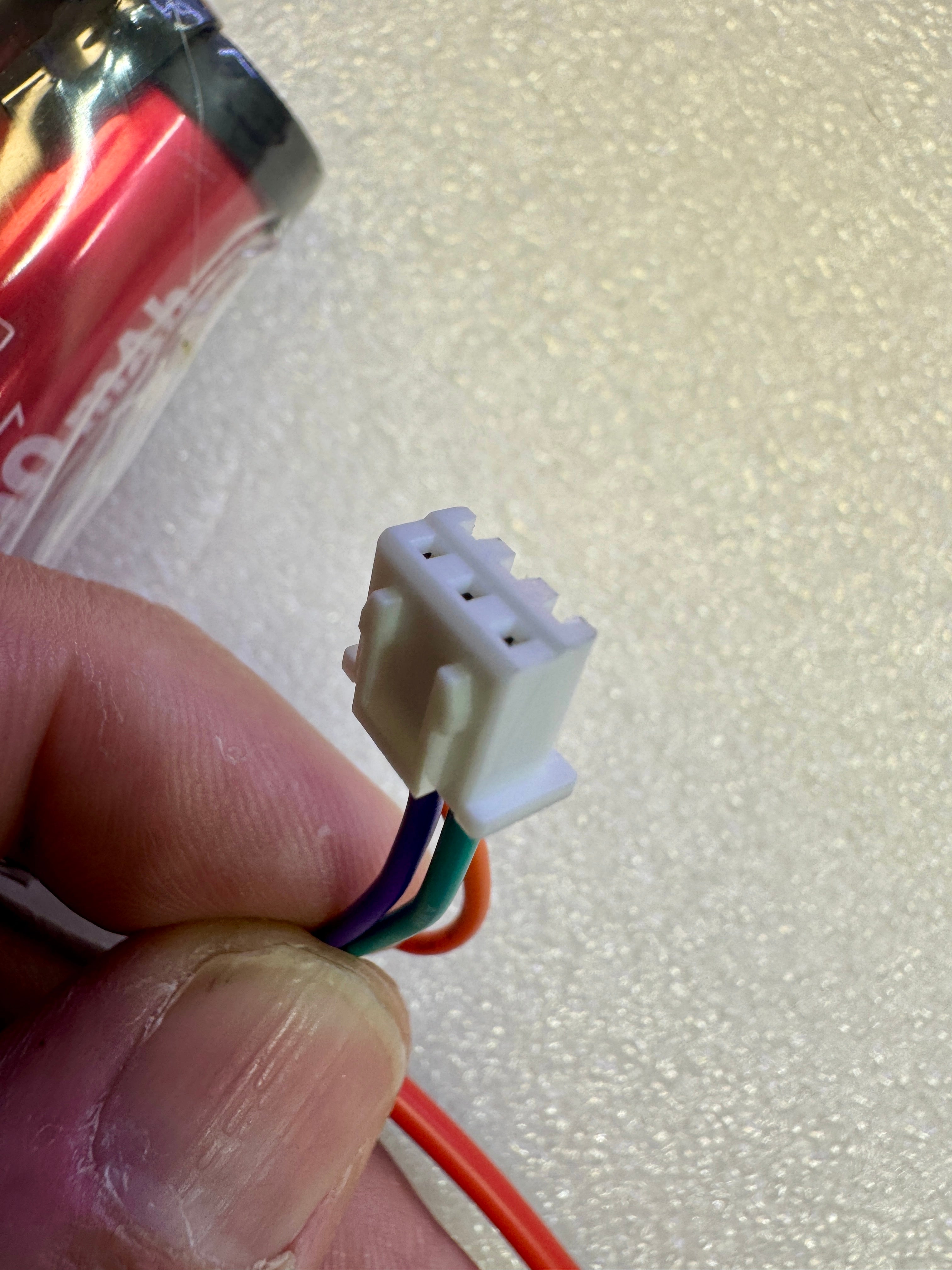 2S1P Receiver Battery Pack – 7.2V 4000mAh (Vapcell N40) – JST 3-Pin & 16AWG Cable