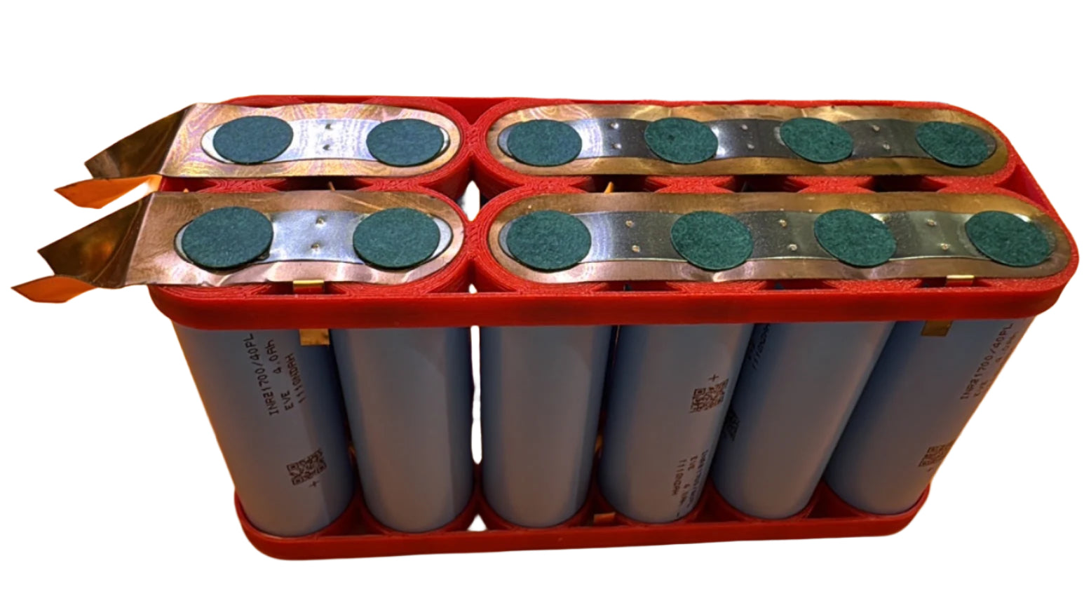 6S2P 22.2V 140A 8000 mAh Ultra-Lightweight LiPo Alternative – EVE 40PL Tabless Cells