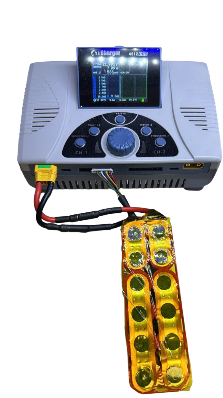 6S2P 22.2V 140A 8000 mAh Ultra-Lightweight LiPo Alternative – EVE 40PL Tabless Cells