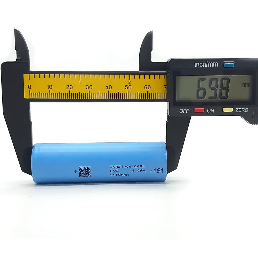 EVE 40PL 21700 4000mAh 70A Battery - Tabless Cell