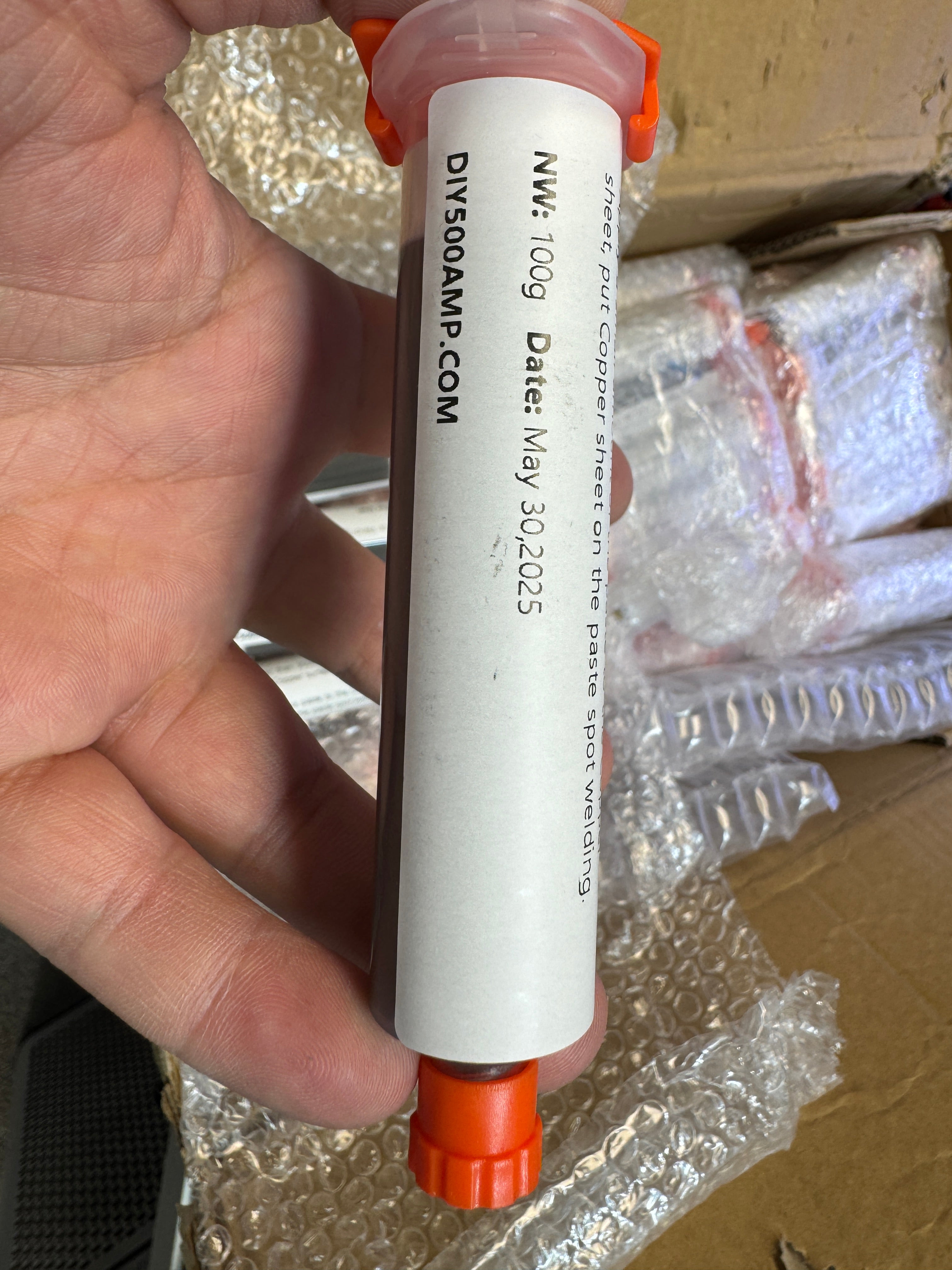 Flux for Copper-to-Copper Spot Welding (100g)