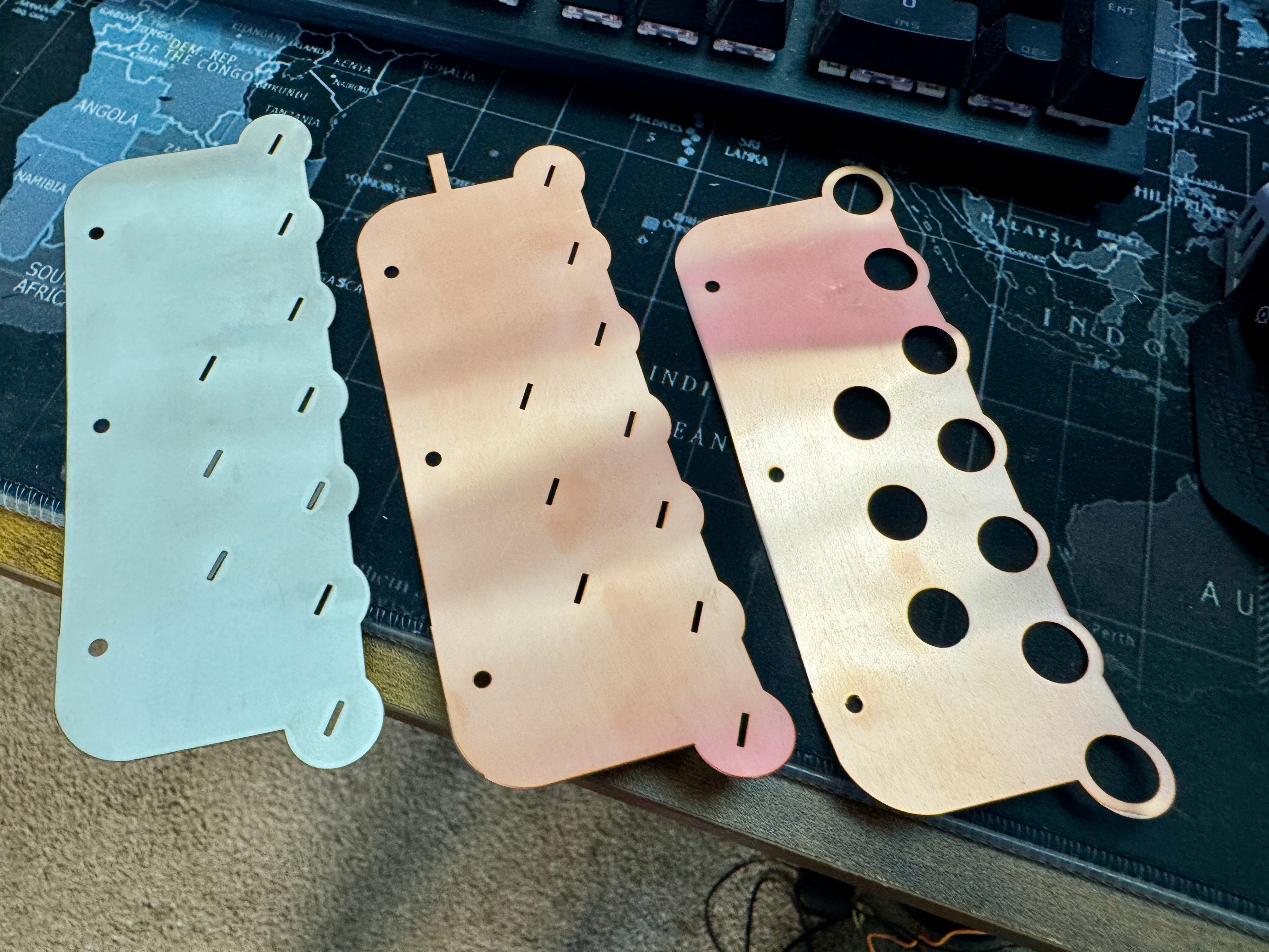 Custom Copper-Nickel-Copper Busbar — DIY500AMP Design