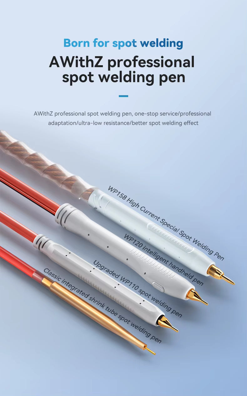 AWithZ WP158 Spot Welding Pens β Premium Copper Handheld Electrodes for Battery Building