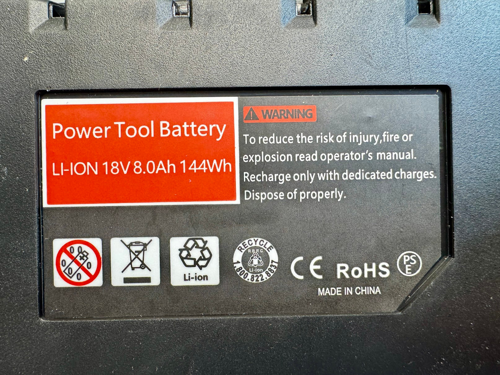 Milwaukee M18 RedLithium  High Output Battery XC8.0  – Built with Genuine JP40 Cells