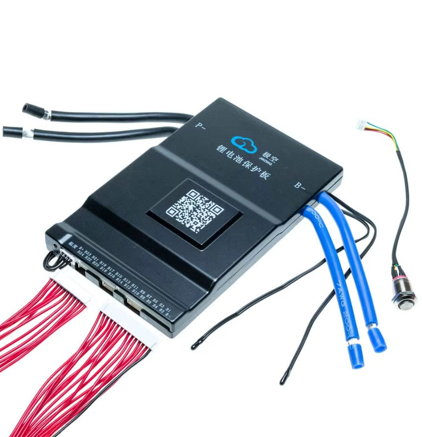 JK-B2A24S20P 24S 200A Smart Bluetooth Active Balance BMS for Li-Ion, LiFePO₄, LTO – 2A Balancing, RS485 & CAN