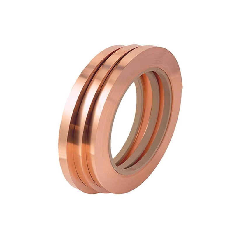 Pure Copper T2 Strip for Battery Spot Welding – 5m Roll (Multiple Sizes)