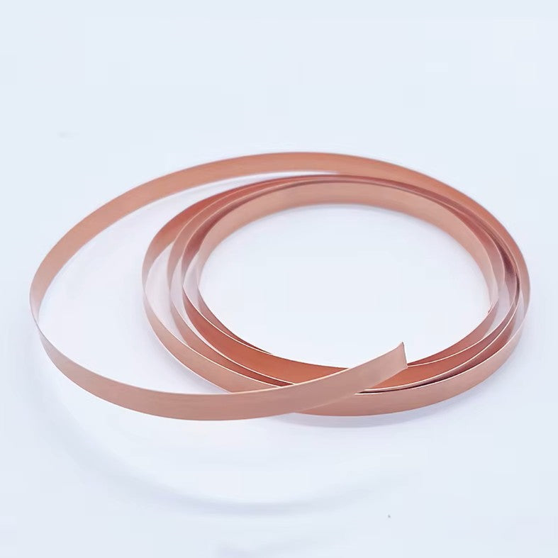 Pure Copper T2 Strip for Battery Spot Welding – 5m Roll (Multiple Sizes)