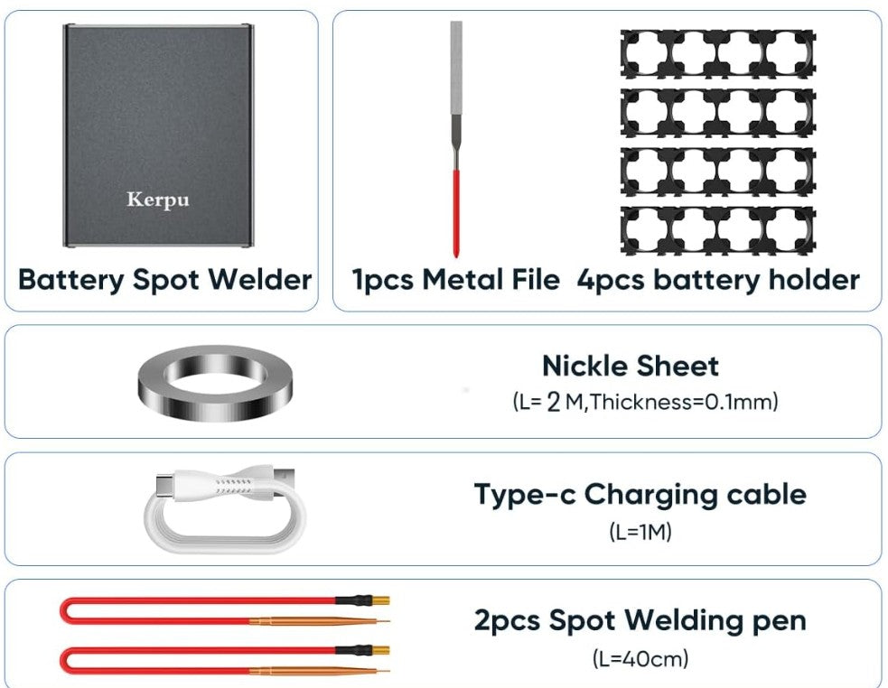 Kerpu CP01 5000mAh Pocket Spot Welder β Made by AWithZ | Affordable Entry-Level Portable Welding Machine