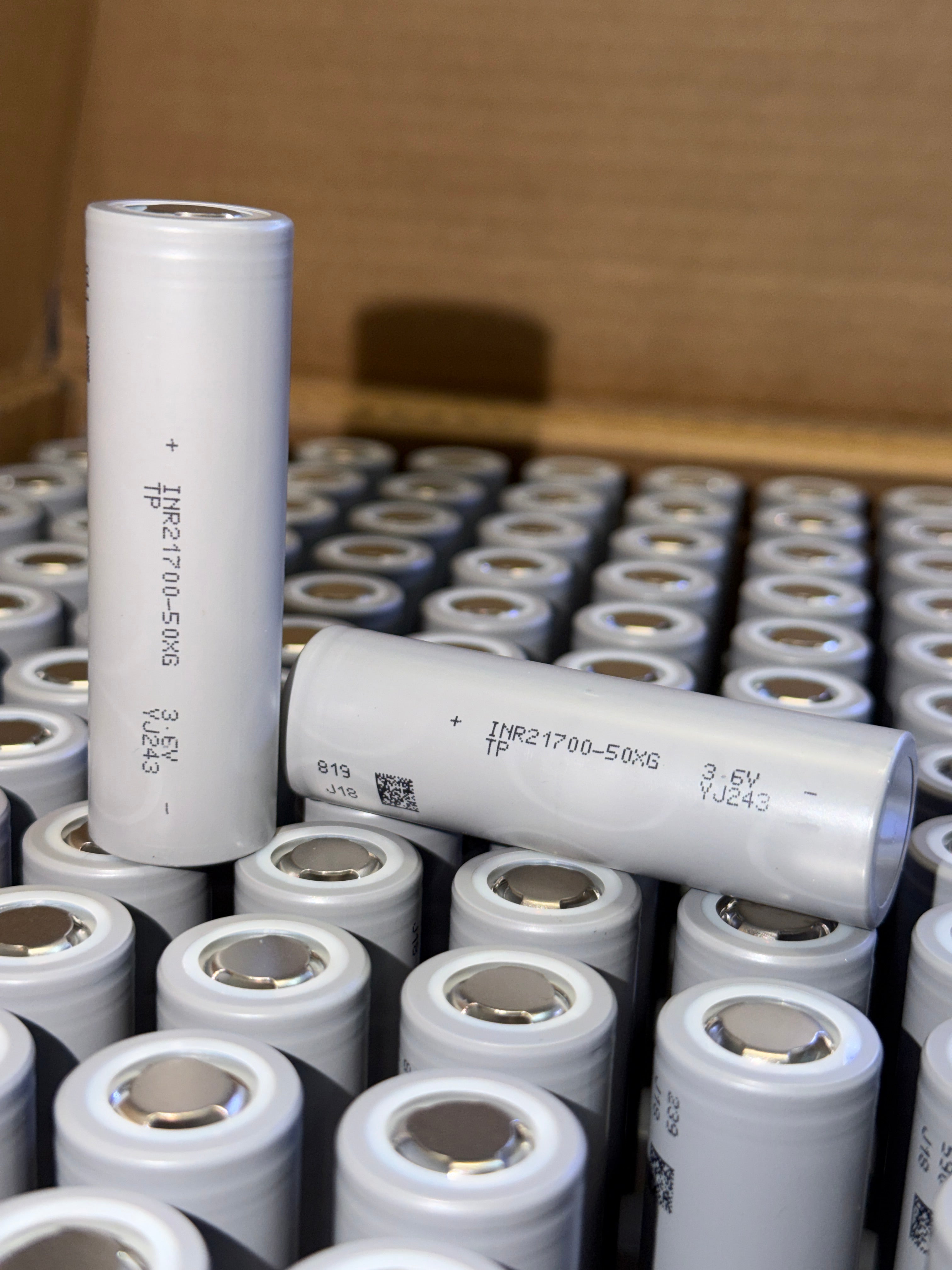 TENPOWER 50XG 21700 5000 mAh 90A Battery – Tabless Cell