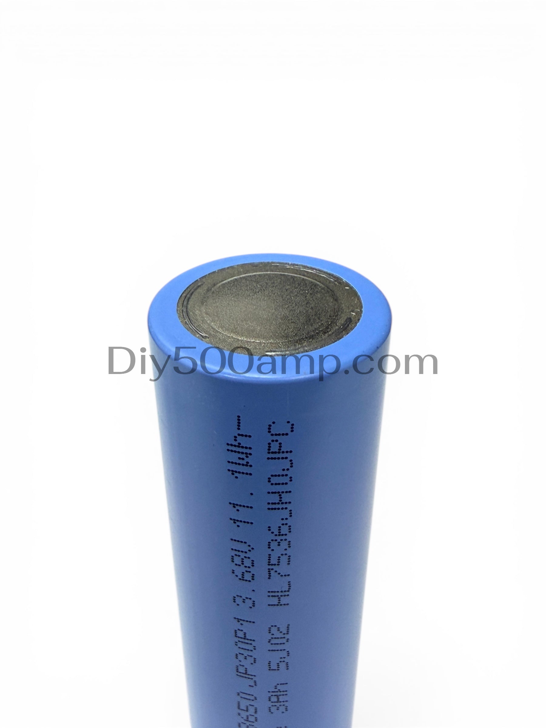 Ampace INR18650-JP30PM 3000mAh lithium-ion battery cell, top view