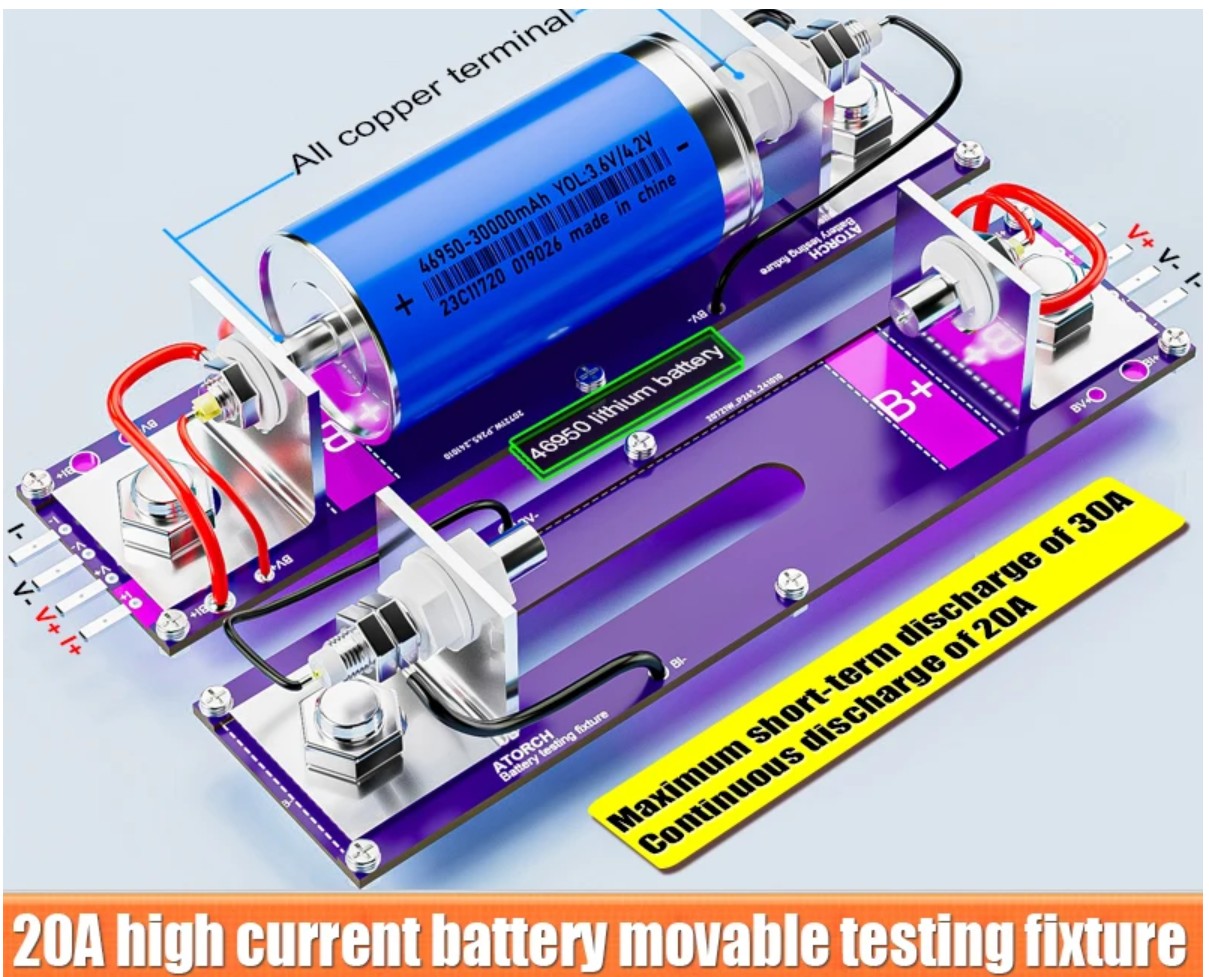 ATORCH 20A Battery Test Stand, detail view 5