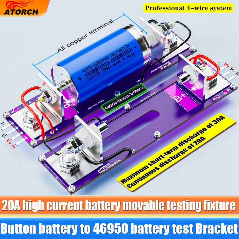 ATORCH 20A Battery Test Stand, detail view 6