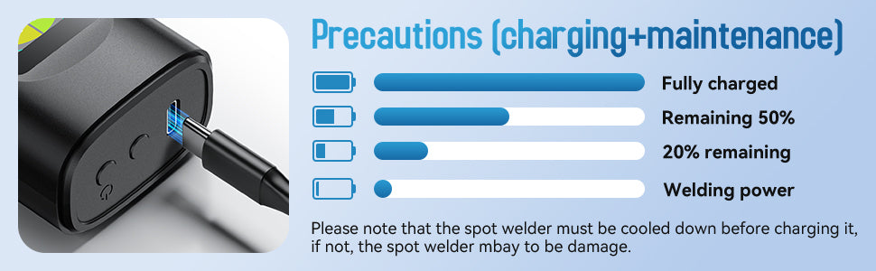 AWithZ H5 Mini Spot Welder – 5000 mAh Battery, 0–0.35 mm Welding, TFT Display