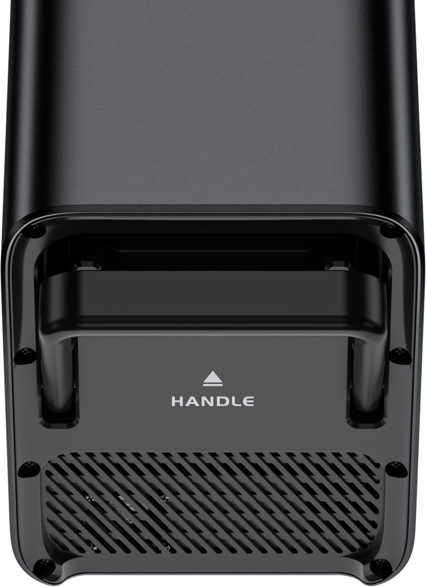AWithZ P120D recessed carry handle and rear ventilation
