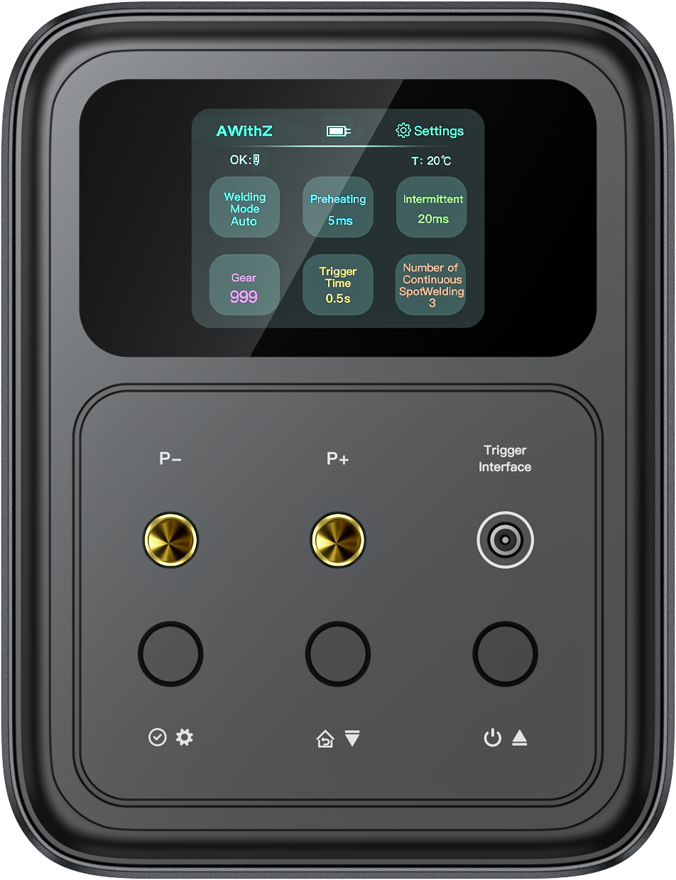 AWithZ P120D front control panel and pen connectors