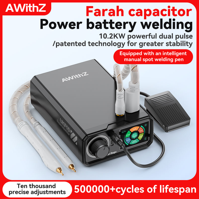 AWithZ UKF10 1380A 10.2kW Super Farad Capacitor Spot Welder