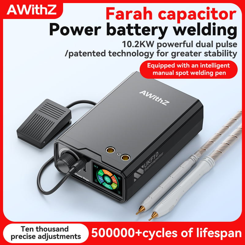 AWithZ UKF10 1380A 10.2kW Super Farad Capacitor Spot Welder