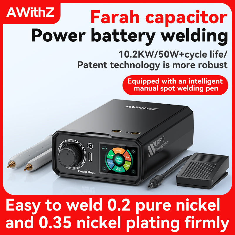 AWithZ UKF10 1380A 10.2kW Super Farad Capacitor Spot Welder