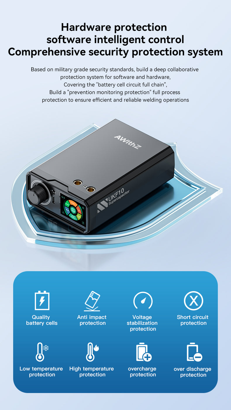 AWithZ UKF10 1380A 10.2kW Super Farad Capacitor Spot Welder