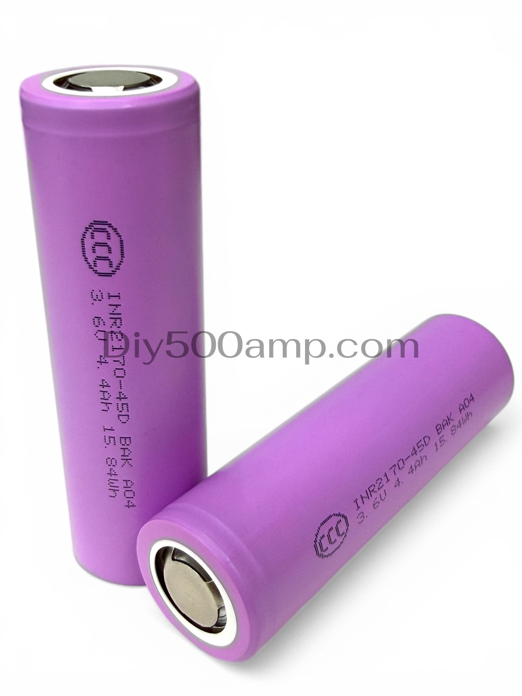 BAK 45D 21700 - 4500mah 60A - Premium A04 Tabless | DIY500AMP Battery