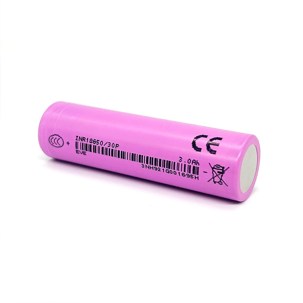 EVE 30P 18650 3000mAh 30A Battery Cell, detail view 6