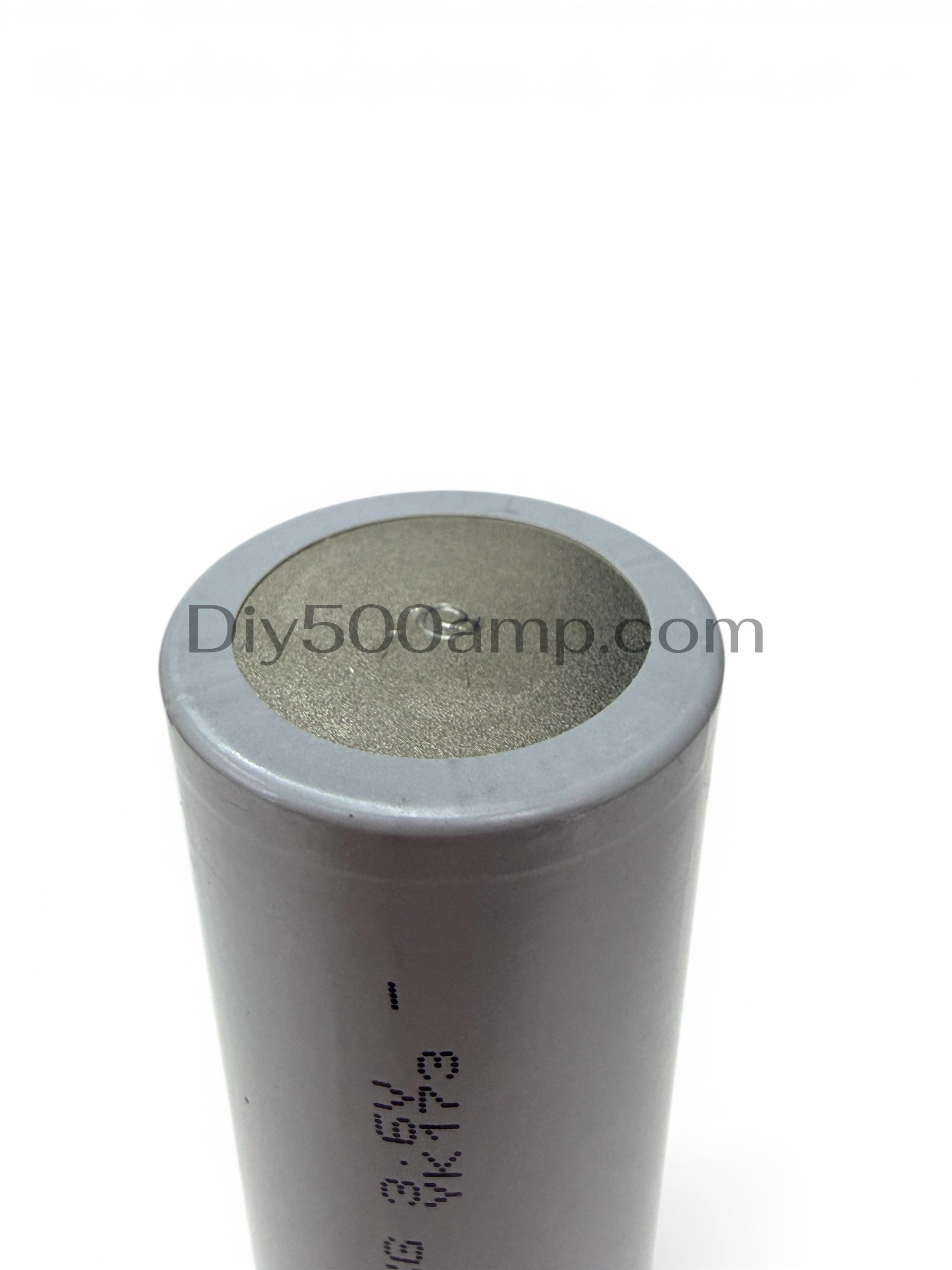 Reliance RS50 21700 5000mAh 70A tabless lithium-ion battery cell, top close-up view
