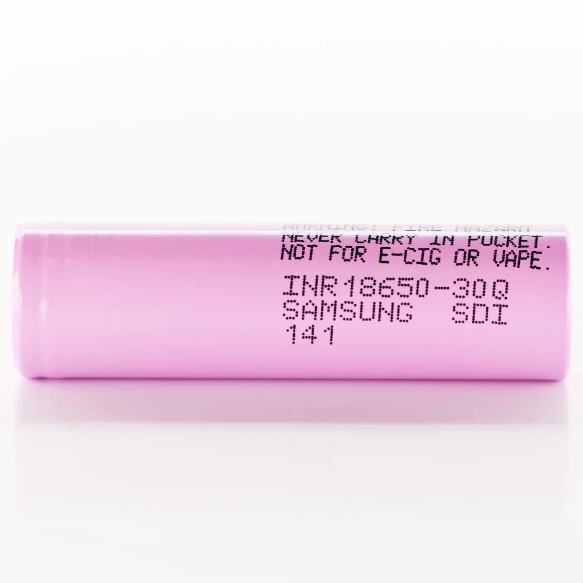Samsung 30Q 18650 3000mAh 15A battery cell detail view