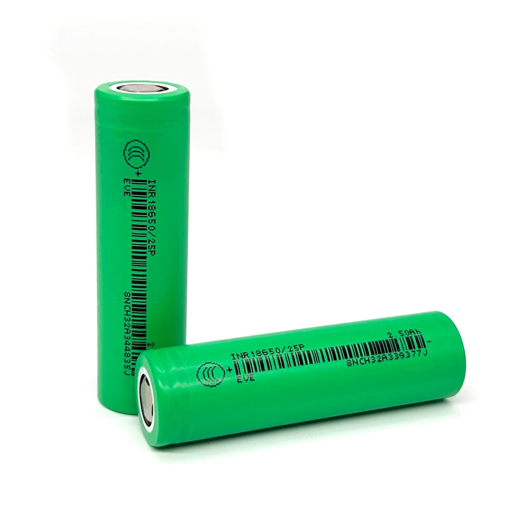 EVE 25P 18650 Battery – 2500mAh, 20A High-Performance Cell in stock