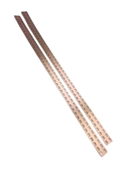 21700 2P Direct Copper Busbar 0.3mm 200A | Spot Weld Parallel Connector - lithium-ion battery cell photo 2