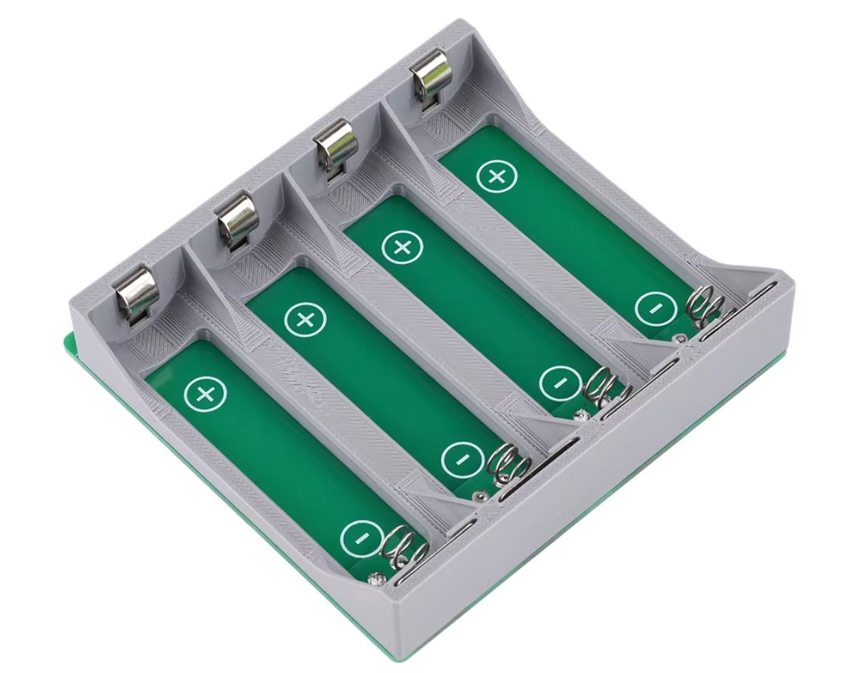 21700 Adapter Module for 8-Channel Lithium Battery Tester (4-Slot Base) - lithium-ion battery cell