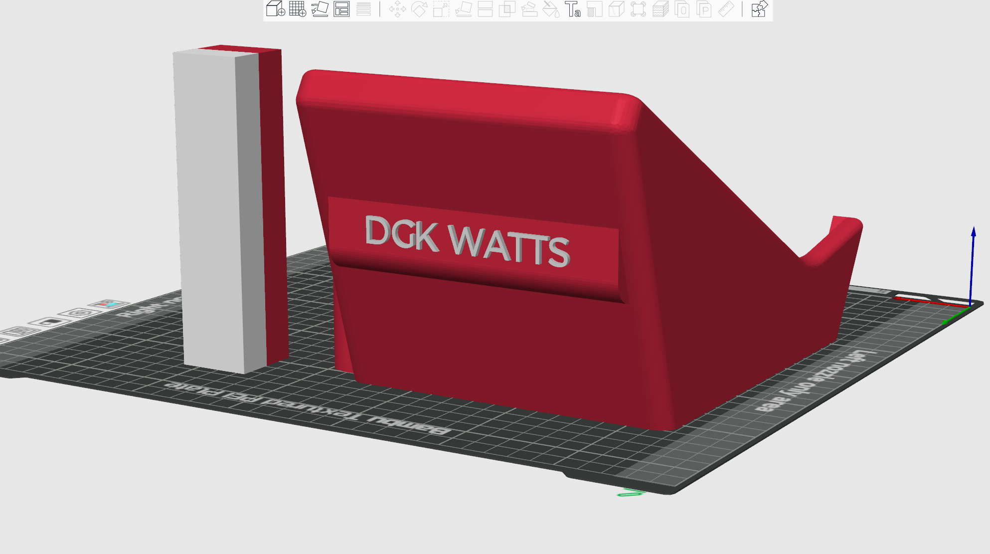 AWihZ Base Angled ABS Stand for AWithZ P20B / P30C / P60F Spot Welders