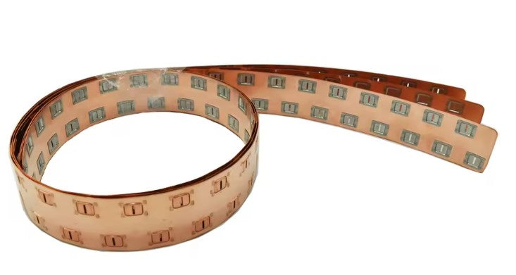21700 2P Direct Copper Busbar 0.3mm 200A | Spot Weld Parallel Connector