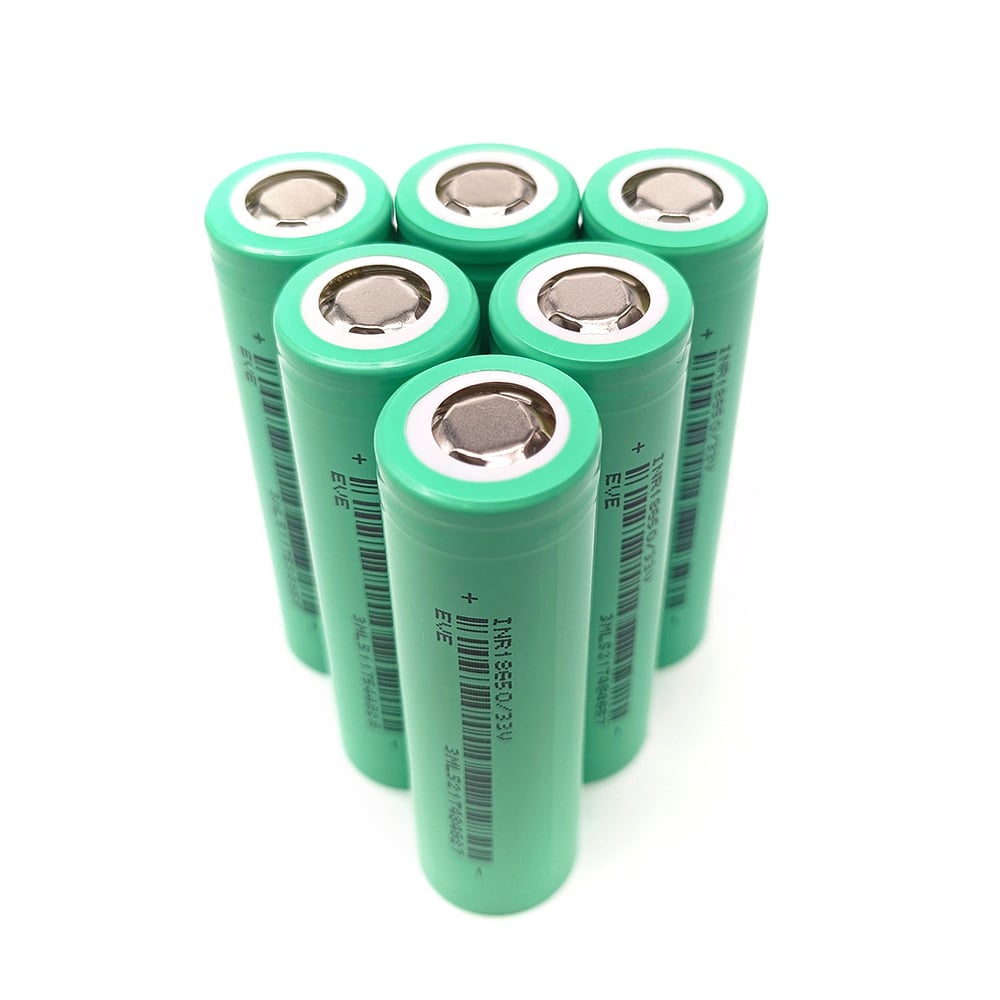 EVE 33V 18650 3200mAh 10A Battery