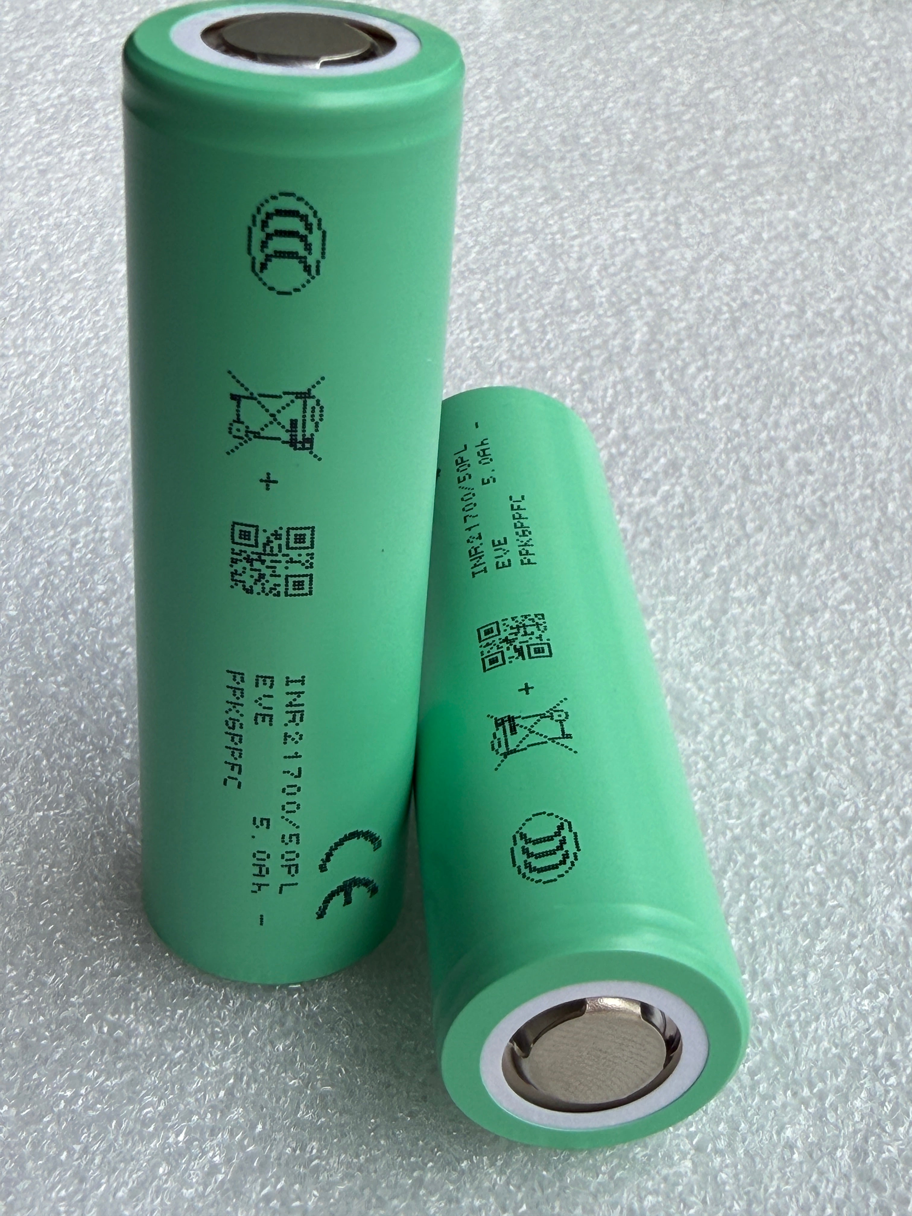 EVE 50PL 21700 5000 mAh 50A Battery -  Tabless