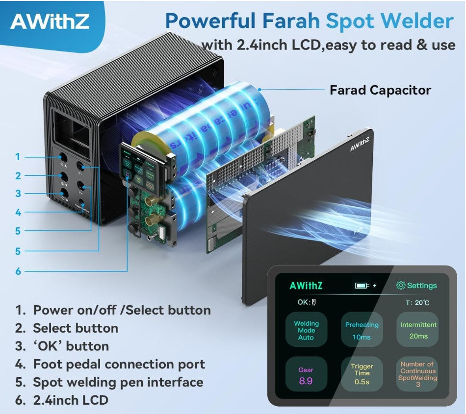 AWithZ P20B Spot Welder 14.6 kW, detail view 4