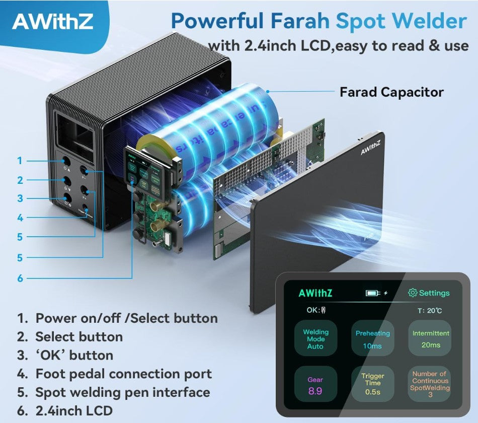 AWithZ P30C - 24kW Spot Welder, detail view 5