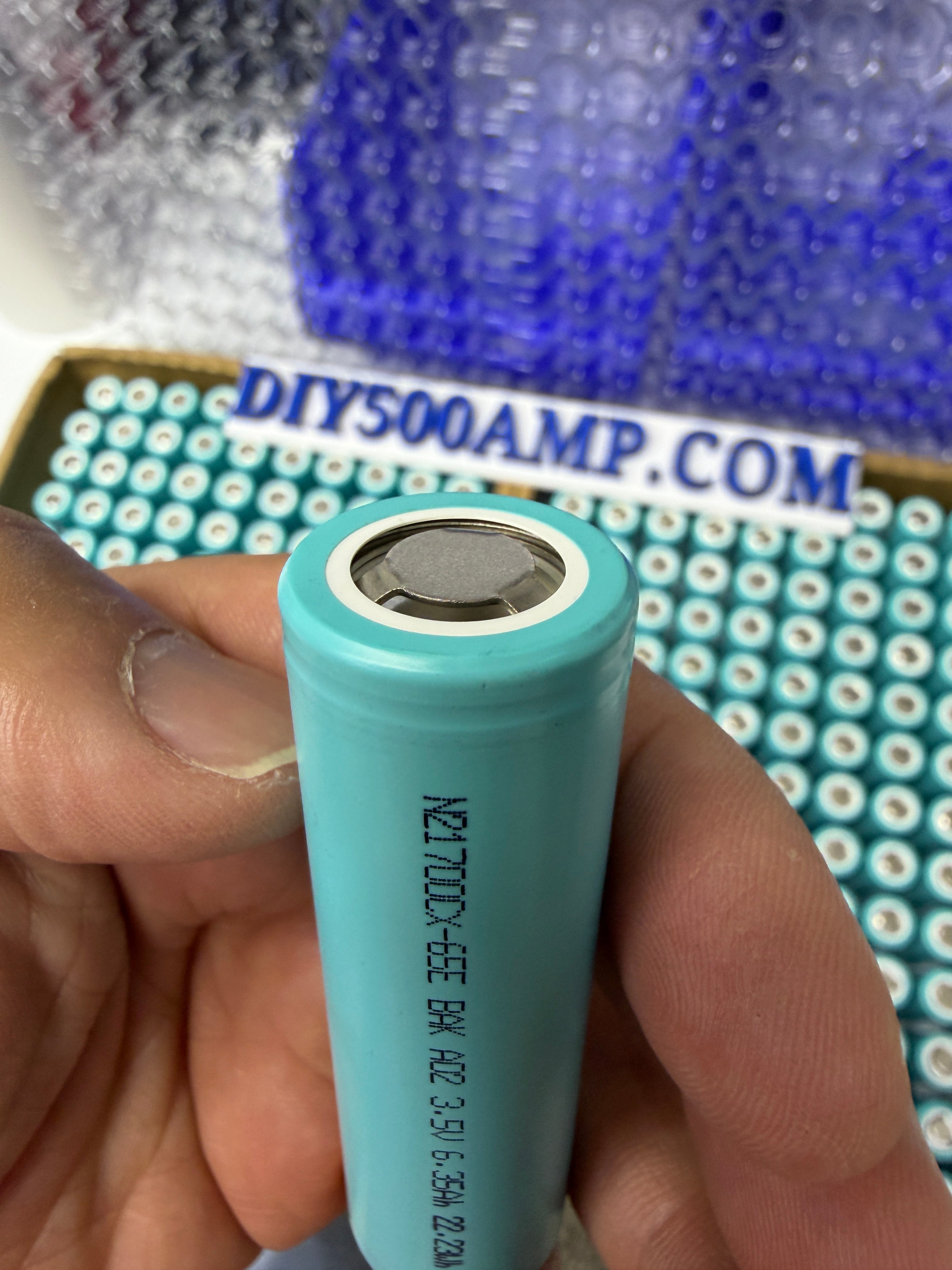 BAK 65E 21700 6500mAh 25A high-capacity lithium-ion battery cell product photo 4