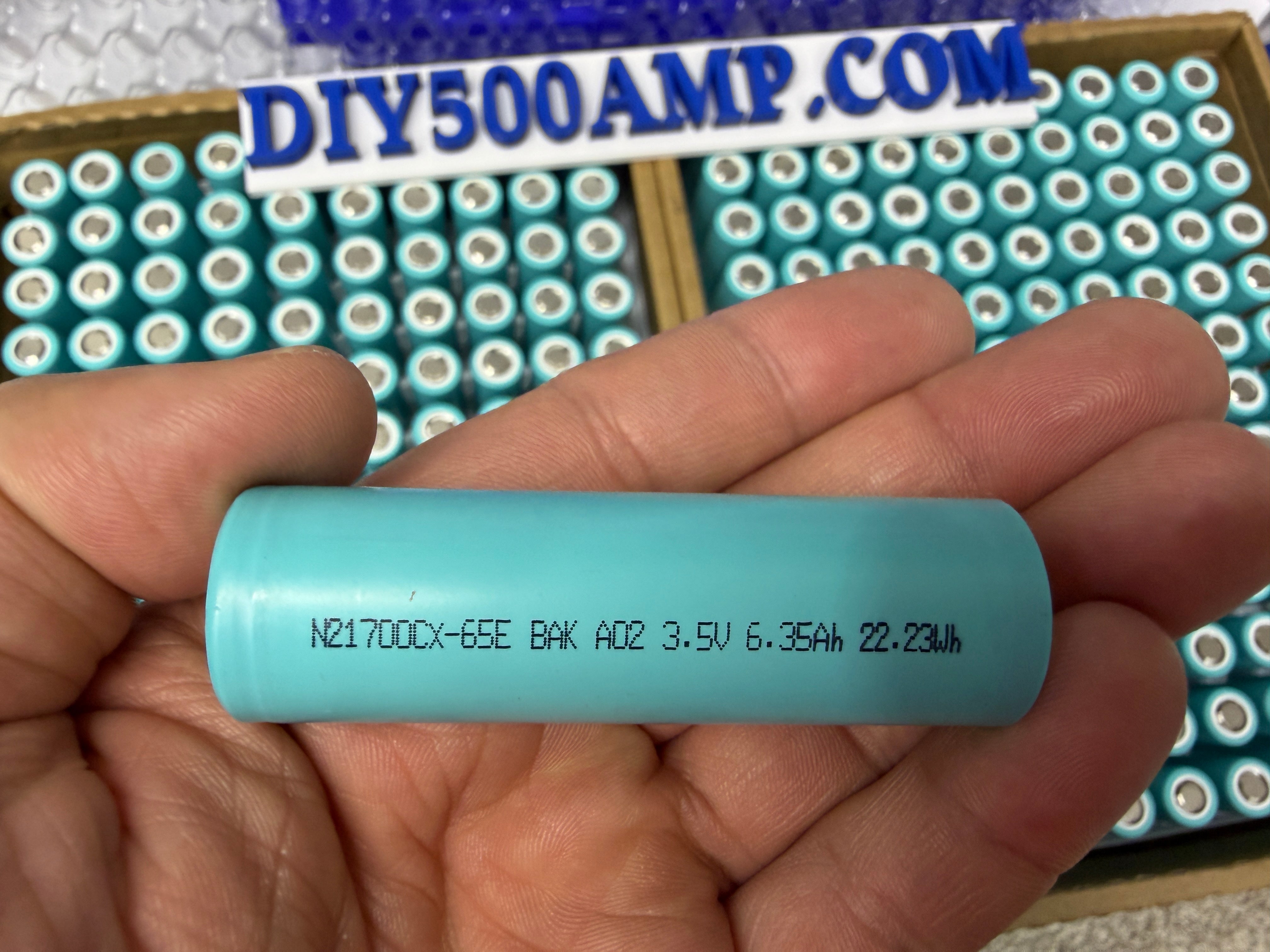BAK 65E 21700 6500mAh 25A high-capacity lithium-ion battery cell product photo 5