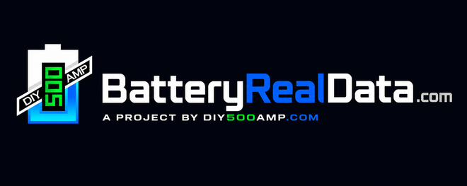 BatteryRealData.com — a project by DIY500AMP.com