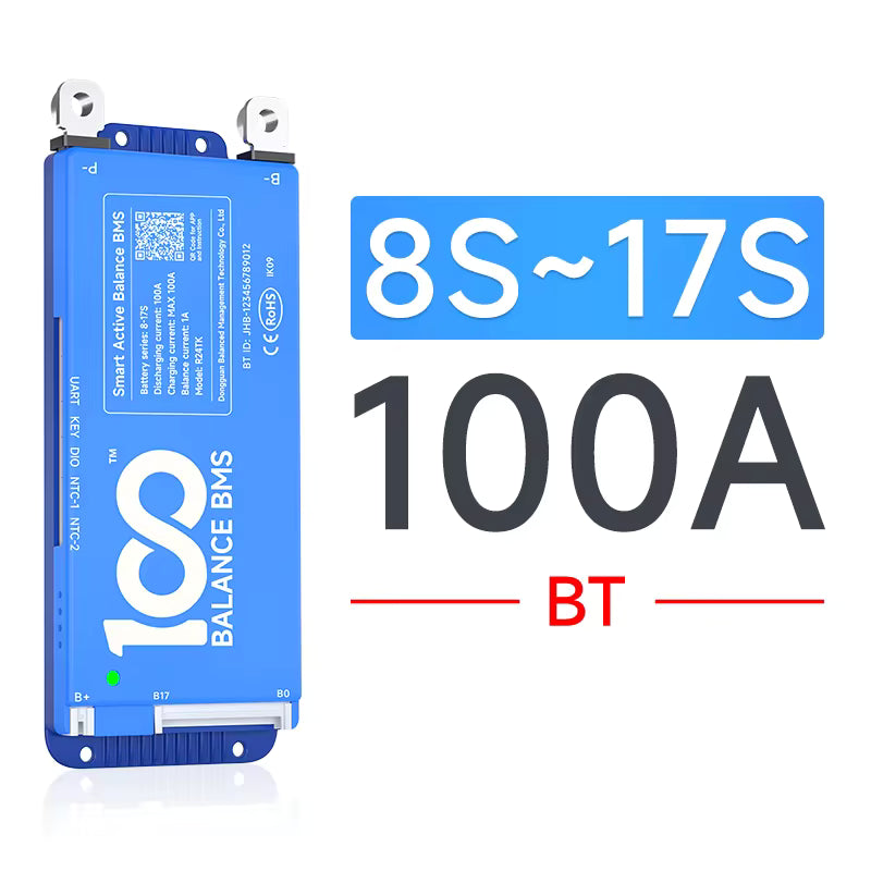 Daly Smart Active Balance BMS with Bluetooth (4S–24S) | UART / CAN | 60A–200A - battery management system photo 2