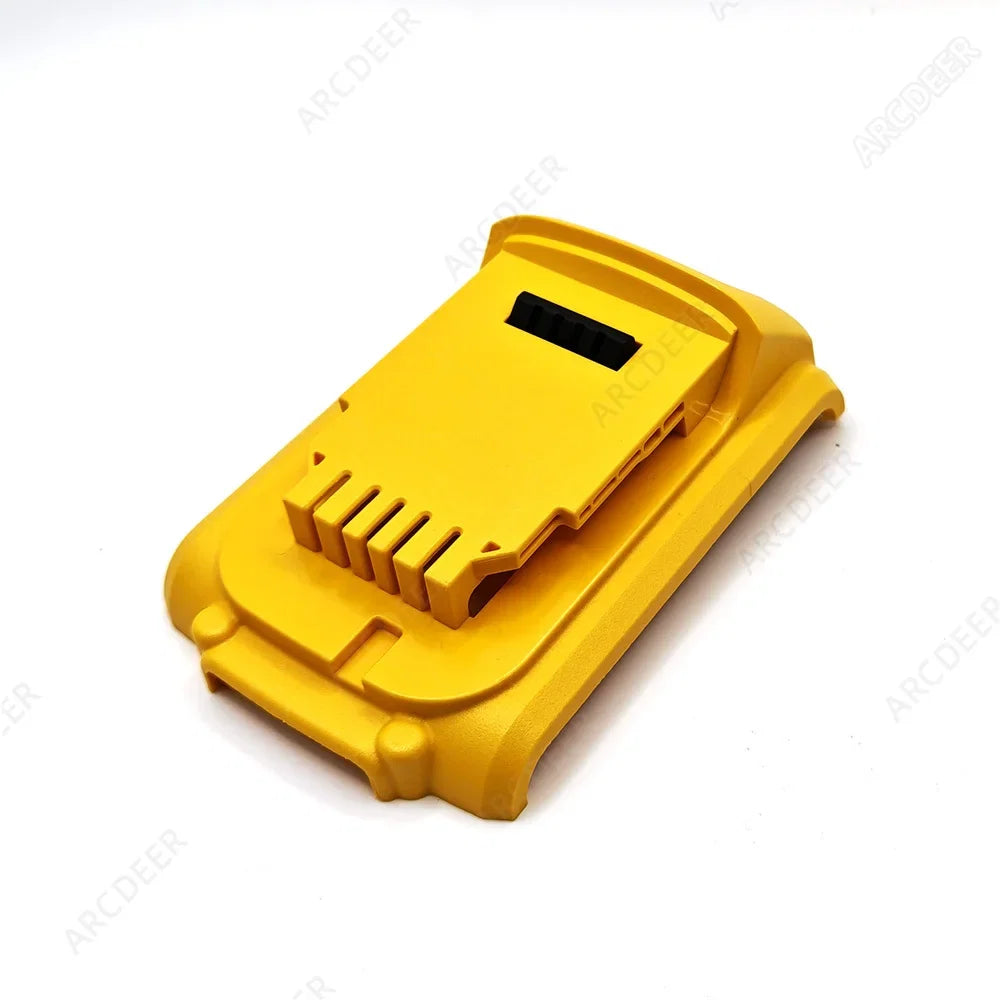Yellow top cover for one DeWalt-compatible 10x18650 battery case kit