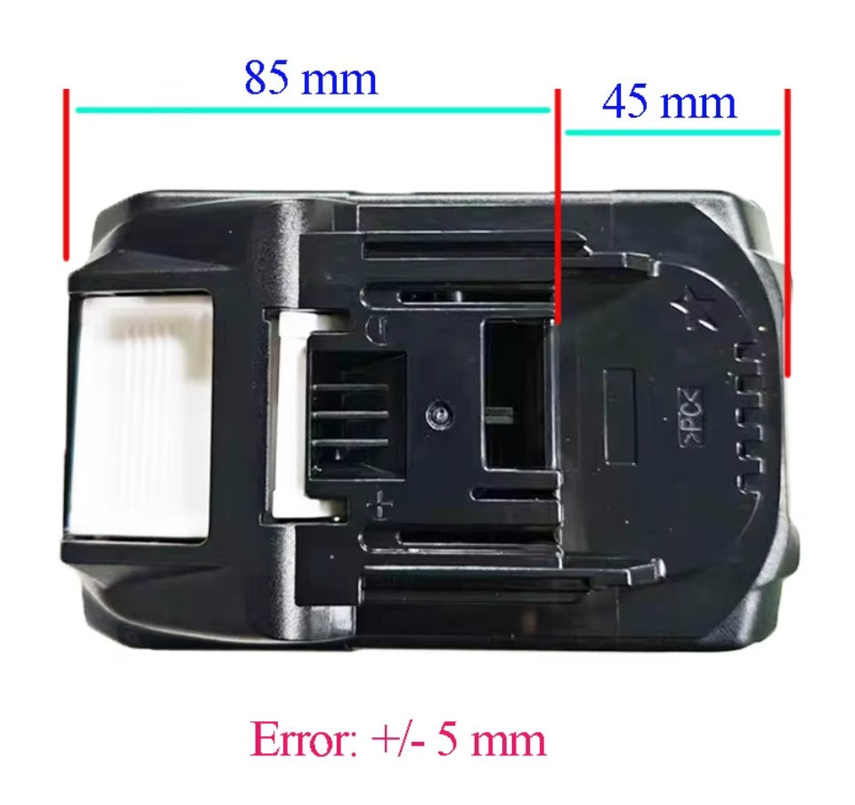 21700 Plastic Case + BMS PCBA for Makita 18V Li-ion Battery (DIY Kit)