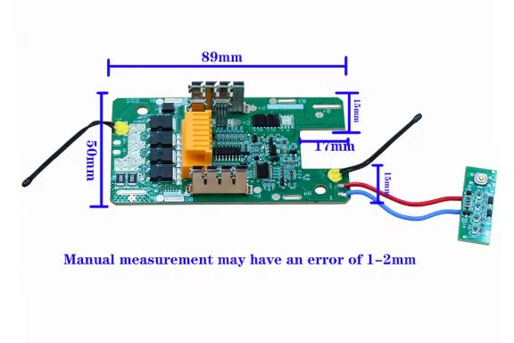 BL18120 15x21700 Battery Case + 50A BMS for Makita 18V (DIY Kit)