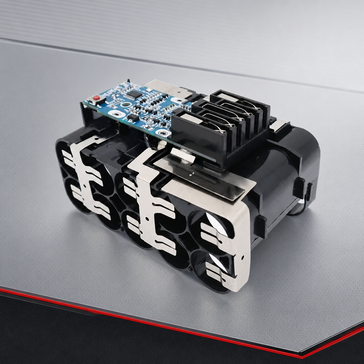 Milwaukee M18-compatible 18650 6Ah DIY case and PCB kit internal 10-cell holder