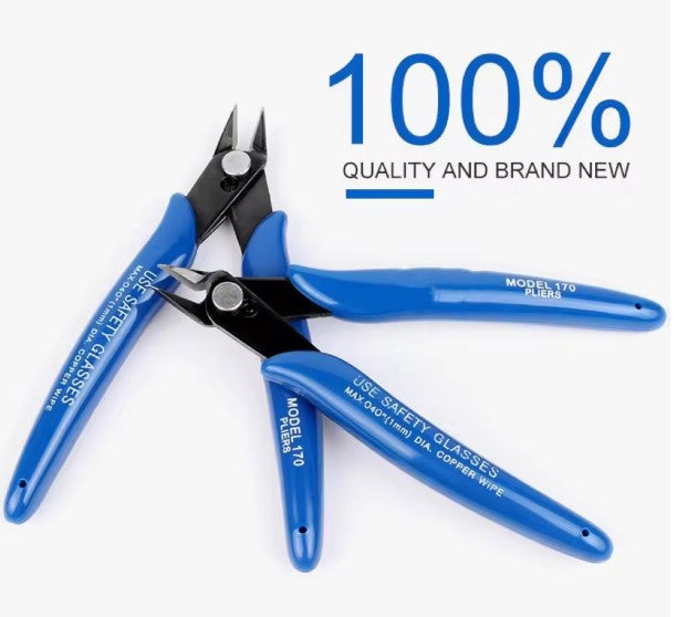 Precision 170 Side Cutting Pliers for Electronics and 3D Printing - battery building product photo 2