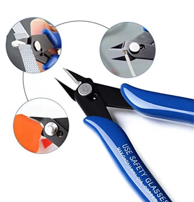 Precision 170 Side Cutting Pliers for Electronics and 3D Printing, detail view 3