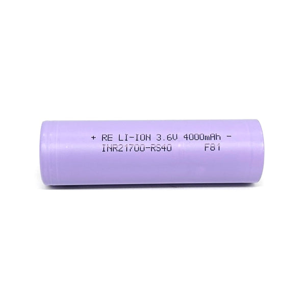 Reliance 21700 RS40 4000mAh 70A Lithium-Ion Battery Tabless Cell